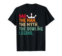 papà l'Uomo Il Mito La Leggenda del Bowling Maglietta