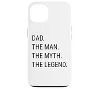 Papà L'uomo Il mito La leggenda Papà divertente che dice scherzo Custodia per iPhone 13