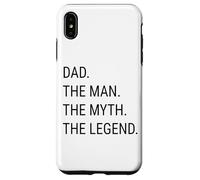 Papà L'uomo Il mito La leggenda Papà divertente che dice scherzo Custodia per iPhone XS Max