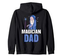 papà Mago Trucco Stregone Magia Mago Felpa con Cappuccio