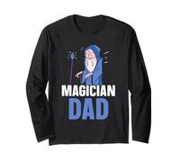 papà Mago Trucco Stregone Magia Mago Maglia a Manica