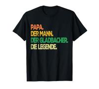 Papa Mann Gladbacher Legende Gladbach Vater Festa del Papà Maglietta