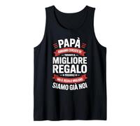 papà Migliore Regalo Possibile Siamo già Noi Divertente Canotta