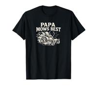 Papa Mows Best Zero Turn Mower, Funny Dad Lawn Mowing Maglietta