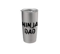 Papà ninja Bicchiere termico in acciaio inox doppia parete