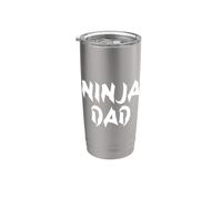 Papà ninja Bicchiere termico in acciaio inox doppia parete
