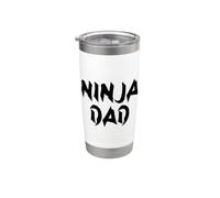 Papà ninja Bicchiere termico in acciaio inox doppia parete