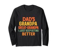papà Nonno Bisnonno - divento Sempre più Bravo Maglia a Manica