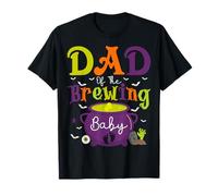 papà of The Brewing Baby Witch Baby Shower Ghost Halloween Maglietta