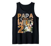 papà of The Wild & Two Safari Jungle per Il 2° Compleanno Canotta