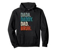 papà papà Bruh Retro Vintage Divertente Padri Uomini Felpa con Cappuccio
