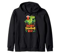 Papà Papà Saurus Rex Dinosauro Dino per Padre Felpa con Cappuccio