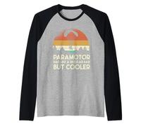Papà paramotore come un papà normale ma più fresco Maglia con Maniche Raglan