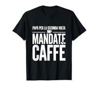 papà per La Seconda Volta Padre in Attesa Annuncio Maglietta