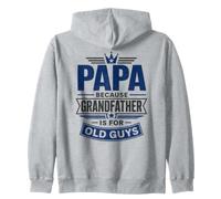 papà perché Il Nonno è per i Vecchi Felpa con Cappuccio