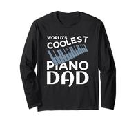 papà pianista Maglia a Manica