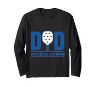 papà Pickleball Champion Paddle Player Grafica Maglia a Manica
