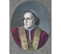 Papa Pio VII 1742 1823. Capo della Chiesa Cattolica e sovrano dello Stato Pontificio dal 14 marzo 1800 -1823. Fu anche monaco dell'Ordine di San Benedetto teologo e vescovo. Da una stampa di Pierre