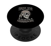 Papà pirata come normale ma arrsome padri giorno papà uomini PopSockets PopGrip Adesivo