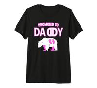 papà Promosso a papà per Il miglior Papa Pink Maglietta Premium