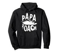 Papa Roach - Official Merchandise - Classic Infest Logo Felpa con Cappuccio, Unisex per Adulti, Nero, XL