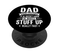 Papà sa tutto, se non sa si inventa cose PopSockets PopGrip Adesivo
