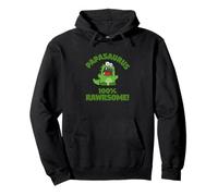 Papa-Saurus Funny Cute Dinosaur Family Titoli Felpa con Cappuccio