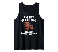 papà Scherzo Divertente Uomini Non dormo STO riposando Gli Occhi Canotta