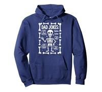 papà Scherzo: Skeleton Edition Ho Trovato Questo Humerus Funny Bones Felpa con Cappuccio, Unisex per Adulti, Navy, L