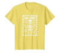 papà Scherzo: Skeleton Edition Ho Trovato Questo Humerus Funny Bones Maglietta, Bambini, Limone, 2 Anni