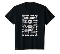 papà Scherzo: Skeleton Edition Ho Trovato Questo Humerus Funny Bones Maglietta, Bambini, Nero, 12 Anni