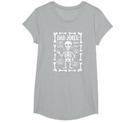 papà Scherzo: Skeleton Edition Ho Trovato Questo Humerus Funny Bones Maglietta, Ragazze, Grigio Melange, M