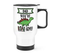 Papà Sei Roarsome Dinosauro Viaggio Tazza Manico Festa Del Migliore Bellissimo
