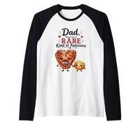 papà, Sei Un Tipo raro di Bistecca Fantastica Maglia con Maniche Raglan