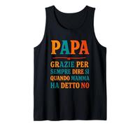 papà Sempre Sì Quando Mamma Dice No Umorismo Canotta