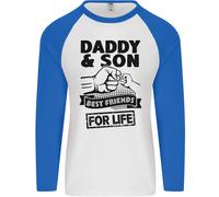 Papà & Son Best Friends Father's Day Giorno Uomo L/S Baseball Maglietta