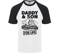 Papà & Son Best Friends Festa Del Papà DA UOMO S/S Baseball T-Shirt