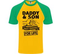 Papà & Son Best Friends Festa Del Papà DA UOMO S/S Baseball T-Shirt