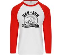 Papà & Son Best Friends For Life Uomo L/S Baseball T-Shirt
