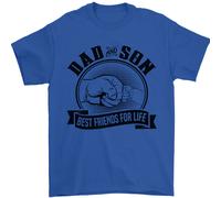 Papà & Son Best Friends For Life Uomo T-Shirt 100% Cotone