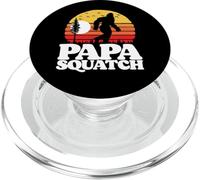 Papa Squatch Vintage 80s Sunset Retro Bigfoot Sasquatch PopSockets PopGrip per MagSafe