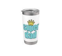 Papà -Super Dad Bicchiere termico in acciaio inox doppia parete