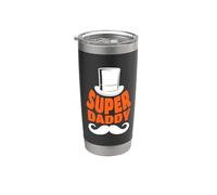 Papà - Super Daddy Bicchiere termico in acciaio inox doppia parete