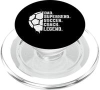 Papà Supereroe Calcio Coach Leggenda PopSockets PopGrip per MagSafe