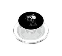 Papà supereroe con mantello Silhouette PopSockets PopGrip per MagSafe