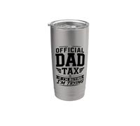 Papà tassa Se sto comprando, sto provando Papa Daddy Fathers Bicchiere termico in acciaio inox doppia parete