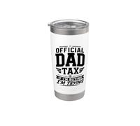 Papà tassa Se sto comprando, sto provando Papa Daddy Fathers Bicchiere termico in acciaio inox doppia parete