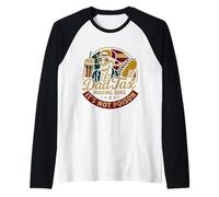 Papà Tax Making Sure It's Not Poison US flag Skeleton DAD tax Maglia con Maniche Raglan