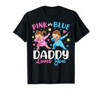 Papà ti ama, rosa o blu, rivela il genere degli uomini da festa Maglietta