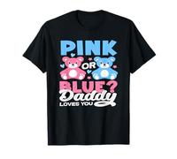 papà Ti AMA Rosa o Blu, Rivela Il Sesso del Bambino Maglietta